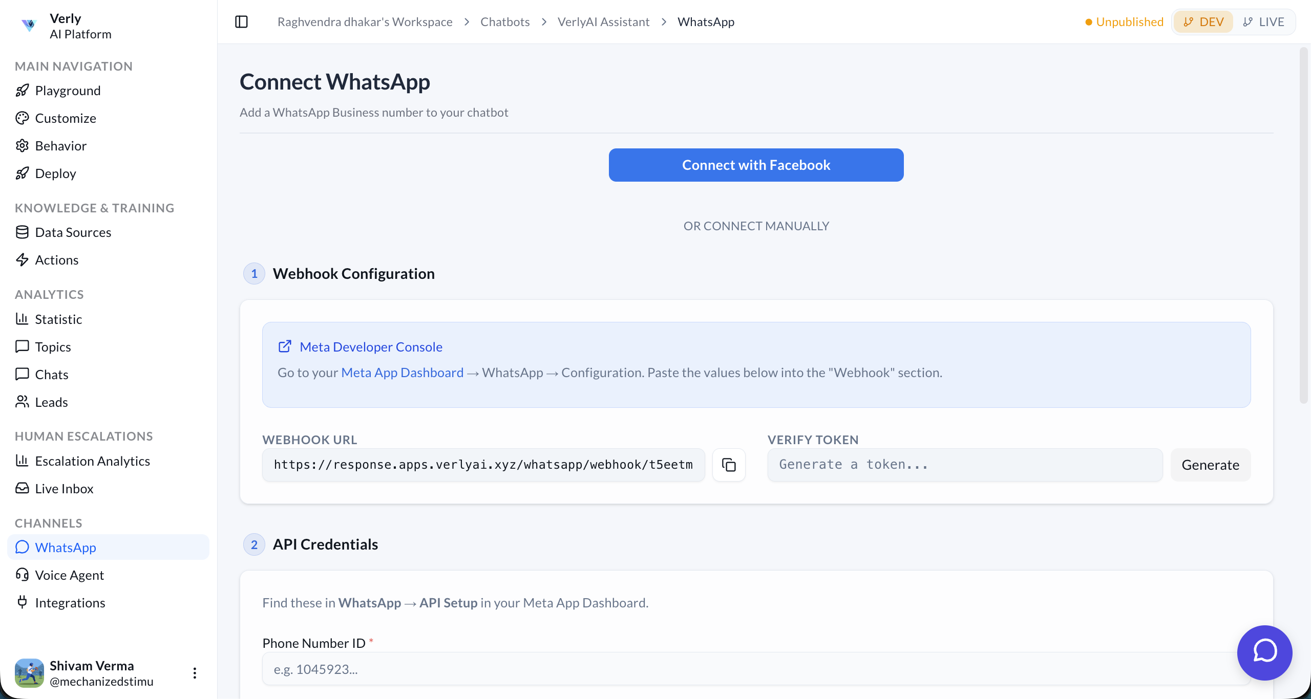 Webhook Configuration